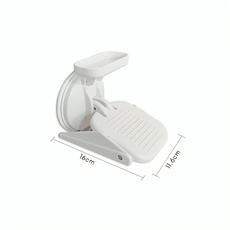 Multi-Purpose Non-Slip Shower Foot Rest with Powerful Suction Cup