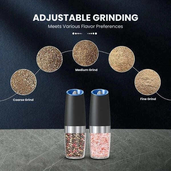 Hands-Free Spice Grinder with LED Precision