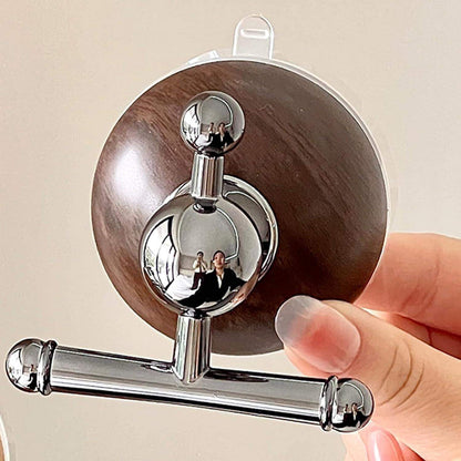 Punch-Free Wood Grain Suction Cup Wall Hook