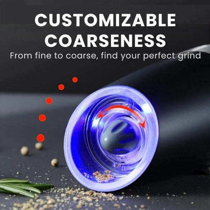 Hands-Free Spice Grinder with LED Precision