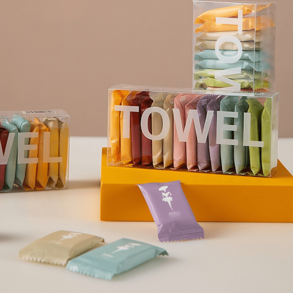 Portable Compressed Disposable Towel