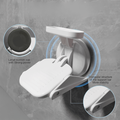 Multi-Purpose Non-Slip Shower Foot Rest with Powerful Suction Cup