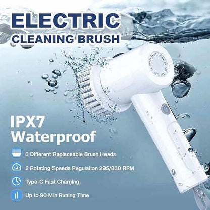 5-in-1 Spin Brush for Daily Cleaning