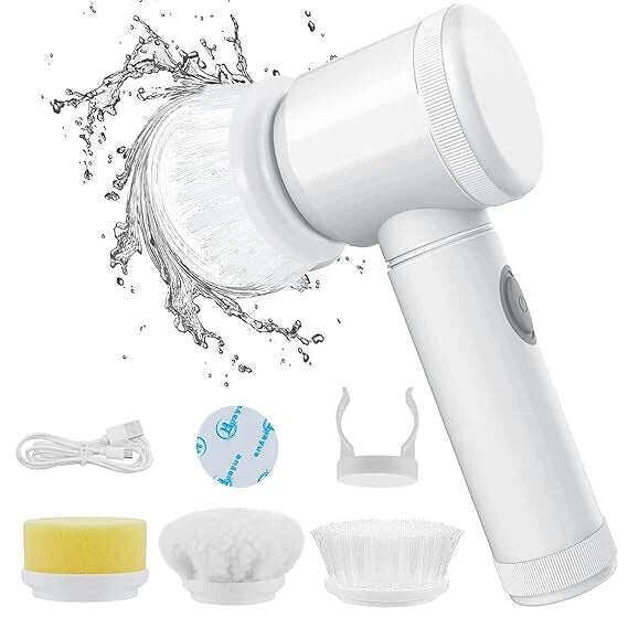 5-in-1 Spin Brush for Daily Cleaning