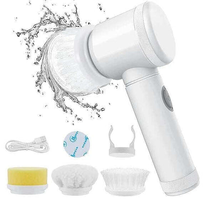 5-in-1 Spin Brush for Daily Cleaning