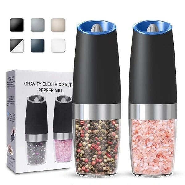 Hands-Free Spice Grinder with LED Precision