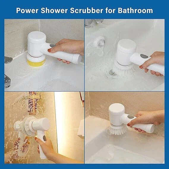 5-in-1 Spin Brush for Daily Cleaning