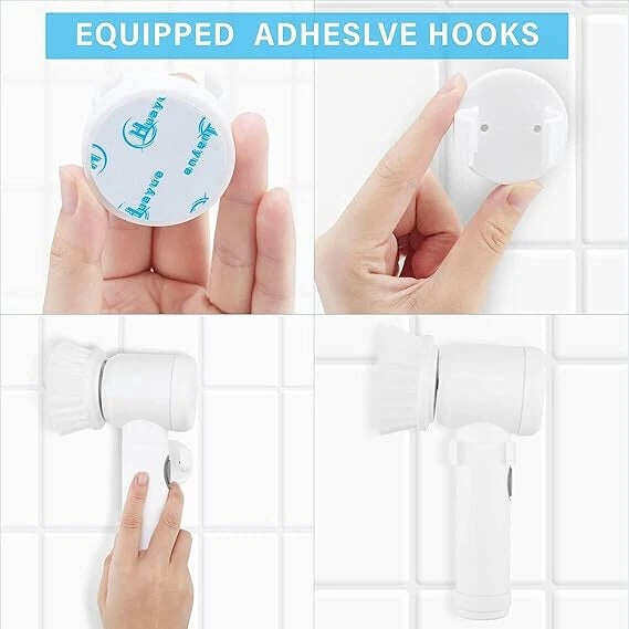 5-in-1 Spin Brush for Daily Cleaning
