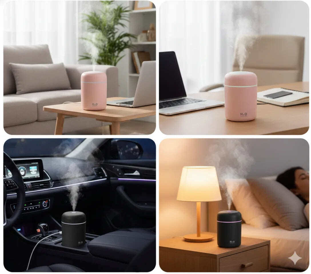 Smart Humidifier with Mist & Ambient Light